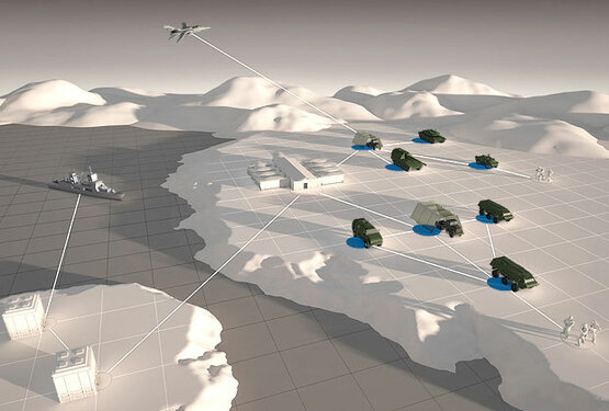 Interactive Map bei Command & Control Systemen der Taranis Suite