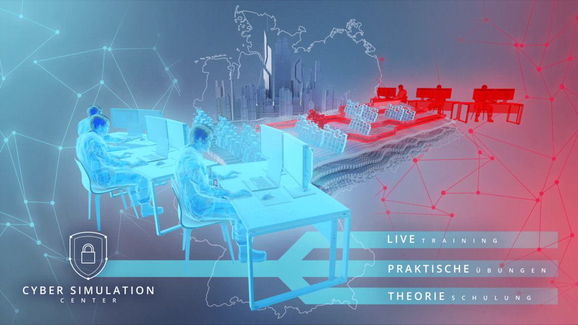 In IT-Netzwerk des Cyber Simulation Center üben Kunden, wie sie auf Cyberangriffe reagieren.