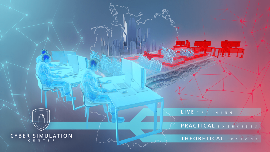 In IT-Netzwerk des Cyber Simulation Center üben Kunden, wie sie auf Cyberangriffe reagieren.